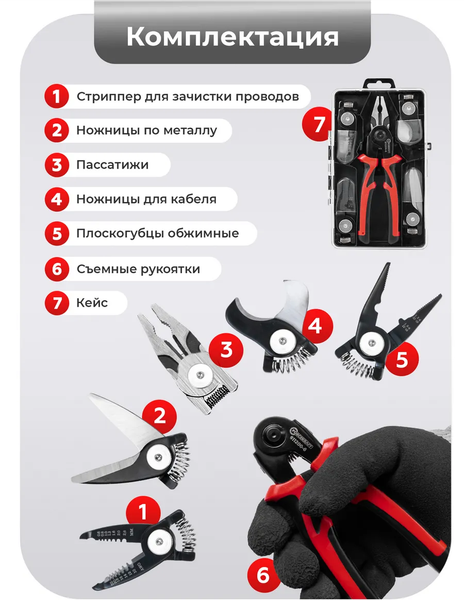 Изображение товара Плоскогубцы ForceKraft FK-611200-6 (65030)