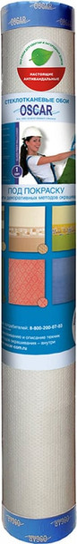 Изображение товара Стеклообои OSCAR Рогожка средняя / Os1110 (25 м)