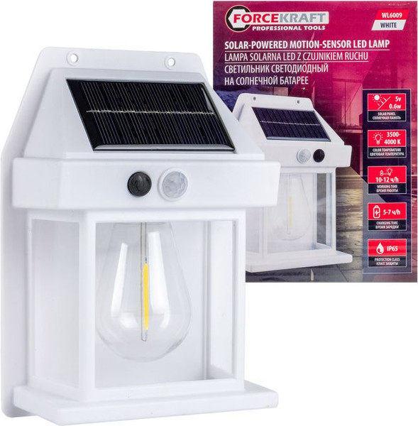 Изображение товара Набор бра уличных ForceKraft FK-WL6009 (62142), (4шт, белый)