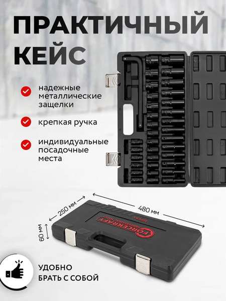 Изображение товара Набор головок слесарных ForceKraft FK-4359MPB (62297)