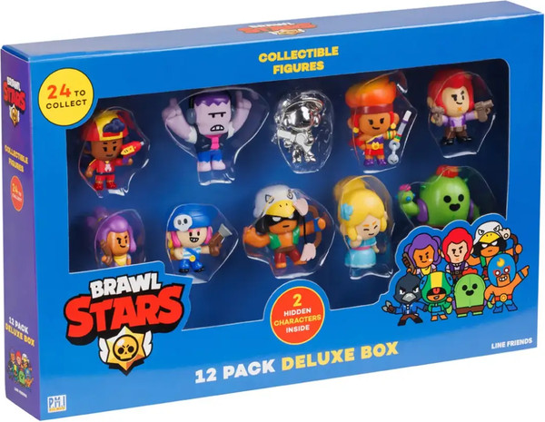 Изображение товара Набор фигурок коллекционных Brawl Stars Джесси, Леон и Кроу / BRW2080A