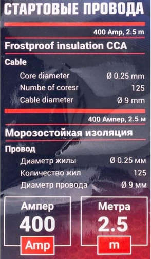Изображение товара Стартовые провода ForceKraft FK-884S4 (61 324)