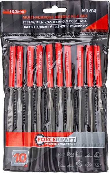 Изображение товара Набор надфилей ForceKraft FK-6164 (60883)