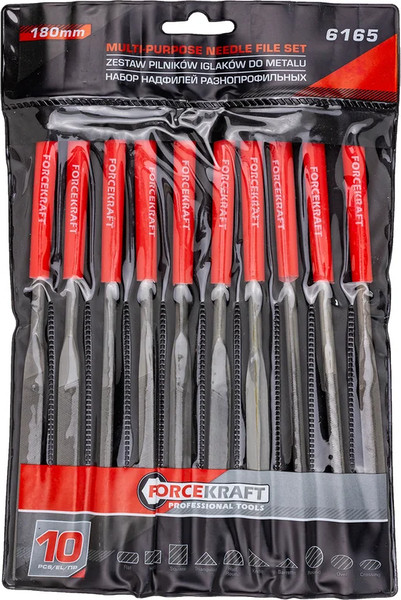 Изображение товара Набор надфилей ForceKraft FK-6165 (60888)