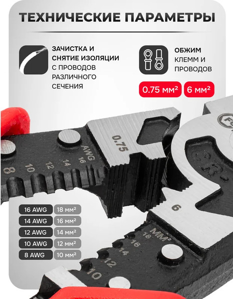 Изображение товара Плоскогубцы ForceKraft FK-611Y215 (60518)