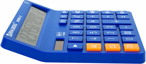 Изображение товара Калькулятор Brauberg Digital 12-BL / 272969 (синий)