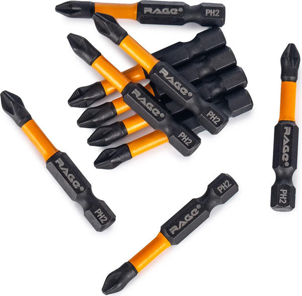 Изображение товара Набор бит Vira Rage S2 PH2x50мм / 554123 (10шт)