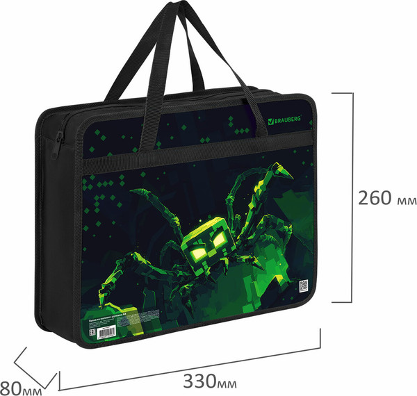 Изображение товара Папка-портфель Brauberg Ominous Spider / 273371