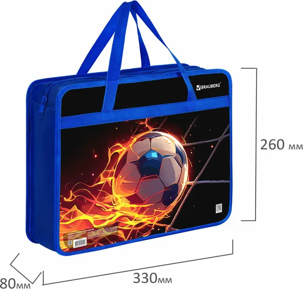 Изображение товара Папка-портфель Brauberg Burning Ball / 273373