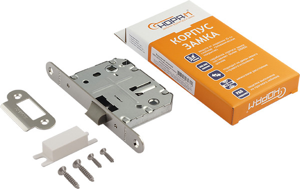 Изображение товара Защелка врезная Нора-М ОПП 2070-70мм (матовый никель)
