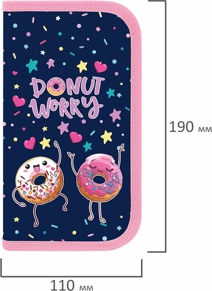Изображение товара Пенал Пифагор Comic Donuts / 273482