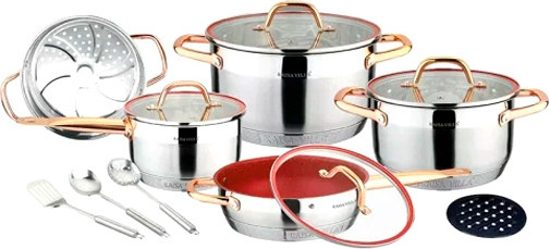 Изображение товара Набор кухонной посуды Kaisa Villa KV-6638