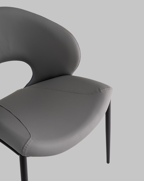 Изображение товара Стул Stool Group Вивьен / LV-114-Na993-08-01 (экокожа серый)