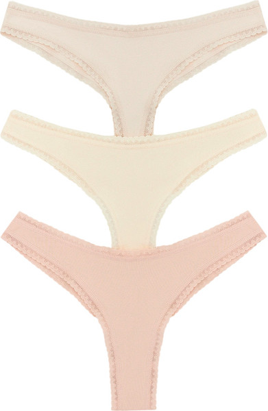 Изображение товара Комплект женских трусов Mark Formelle 412654-3 (р.106, жемчуг)