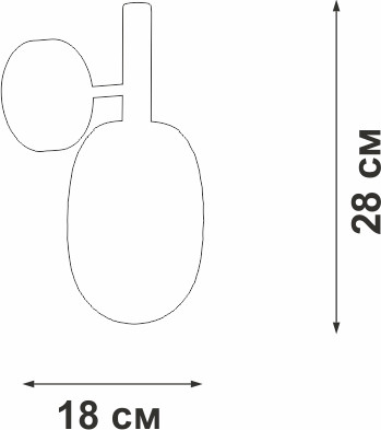 Изображение товара Бра Vitaluce V2554-1/1A