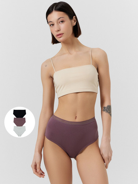 Изображение товара Комплект женских трусов Mark Formelle 412640-3 (р.118, крокус)