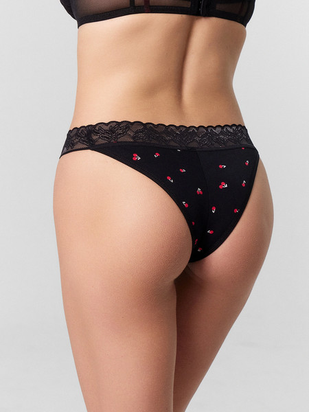 Изображение товара Комплект женских трусов Mark Formelle 412632-3 (р.90, вишенки на черном)