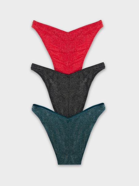 Изображение товара Комплект женских трусов Mark Formelle 412618-3 (р.94, красный)