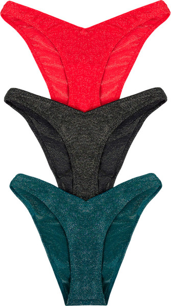 Изображение товара Комплект женских трусов Mark Formelle 412618-3 (р.98, красный)