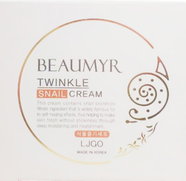 Изображение товара Крем для лица Beaumyr Twinkle Snail Cream с экстрактом слизи улитки (100г)