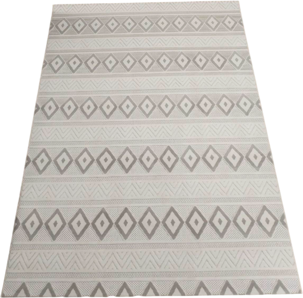 Изображение товара Ковер Radjab Carpet Сканди Сизаль Прямоугольник 10926C / 12249RK (3x4, Grii/Krem)