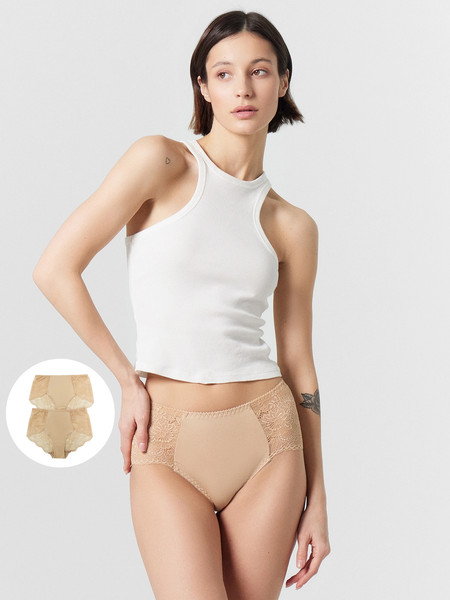 Изображение товара Комплект женских трусов Mark Formelle 412417-2 (р.114, обжаренный миндаль)