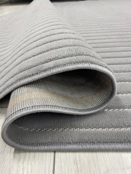 Изображение товара Коврик Radjab Carpet Сканди Сизаль Прямоугольник 10980A / 13060RK (0.8x1.5, Grey/Grey)