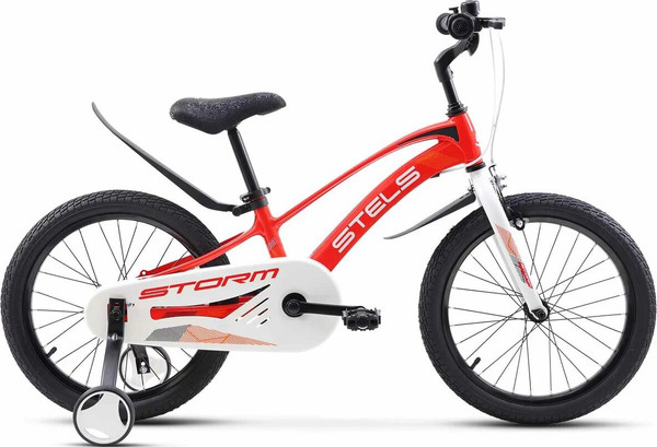 Изображение товара Детский велосипед STELS Storm KR 18 (9, красный, разобранный, в коробке)