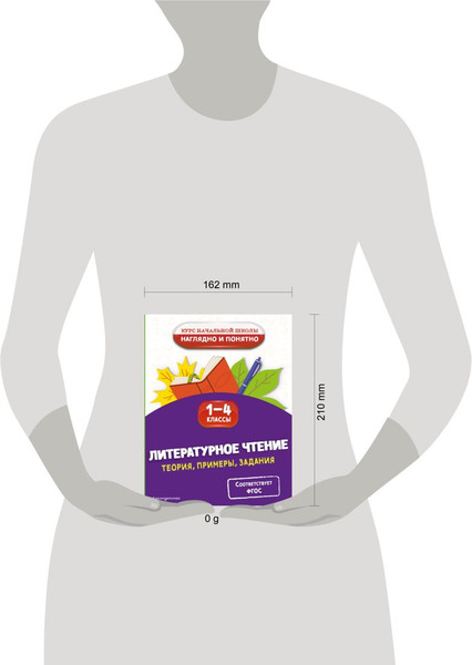 Изображение товара Учебное пособие Эксмо Литературное чтение. Теория, примеры, задания 1-4 классы (Куликова Ольга)
