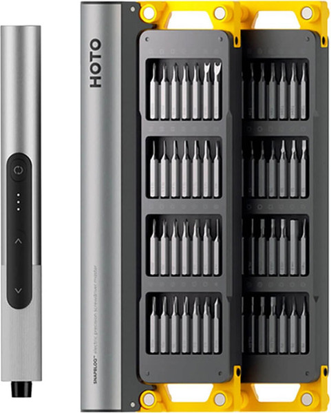 Изображение товара Электроотвертка HOTO SNAPBLOQ Electric Precision Screwdriver Master Set HFE0025GL (серый)