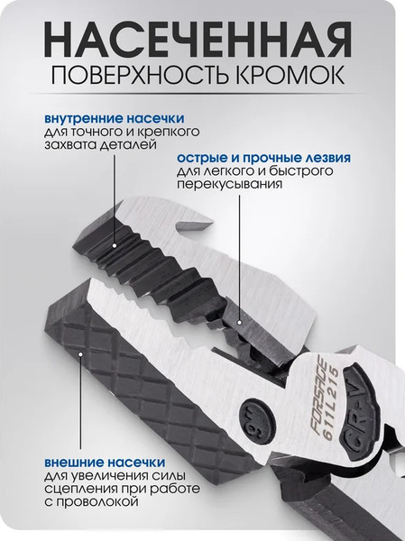 Изображение товара Плоскогубцы Forsage 62 326 / F-611L215