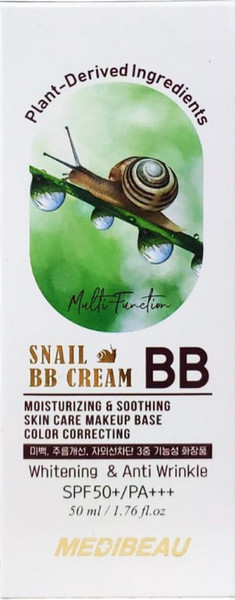 Изображение товара BB-крем Medibeau Snail BB Cream SPF 50+/PA+++ (50мл)