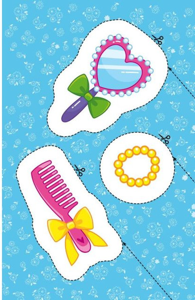 Изображение товара Развивающая книга Эксмо Мои первые вырезалки. Для девочек, мягкая обложка