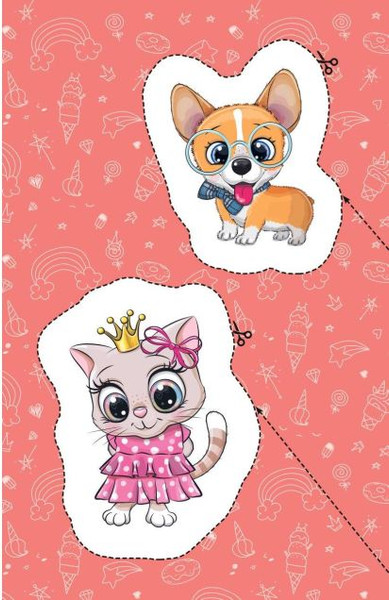 Изображение товара Развивающая книга Эксмо Мои первые вырезалки. Для девочек, мягкая обложка