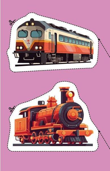 Изображение товара Развивающая книга Эксмо Мои первые вырезалки. Машинки, мягкая обложка