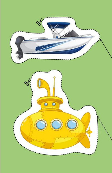 Изображение товара Развивающая книга Эксмо Мои первые вырезалки. Машинки, мягкая обложка