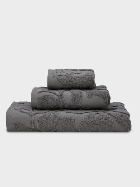 Изображение товара Полотенце Arya Leaves / 8680943255884 (темно-серый)