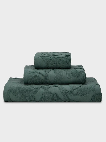 Изображение товара Полотенце Arya Leaves / 8680943255952 (зеленый)