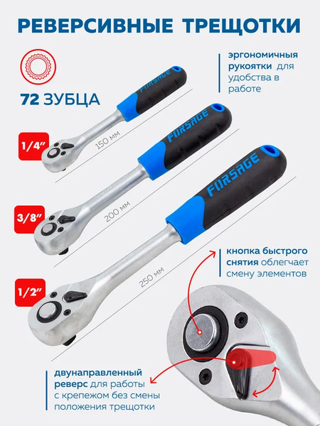 Изображение товара Универсальный набор инструментов Forsage 60 403 / F-38841 SM