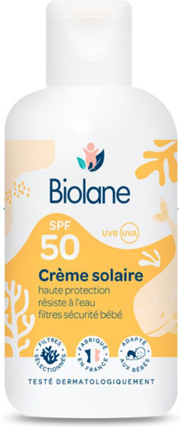 Изображение товара Крем солнцезащитный Biolane SPF50 детский (100мл)