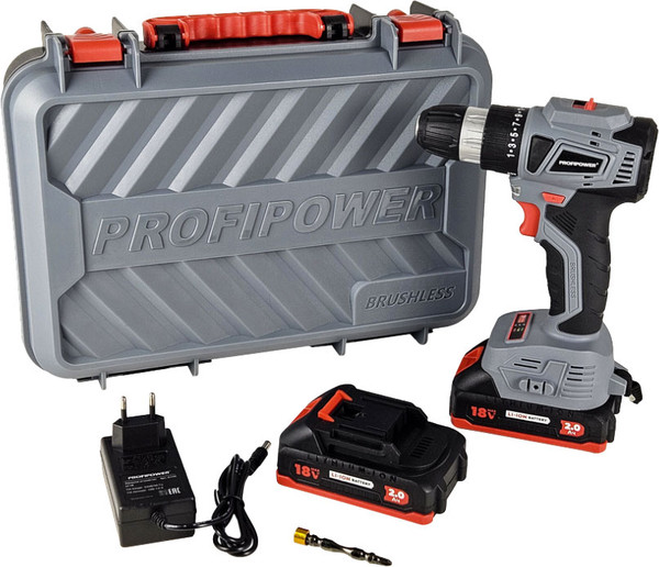 Изображение товара Аккумуляторная дрель-шуруповерт Profipower MKBL-18BT / E0146