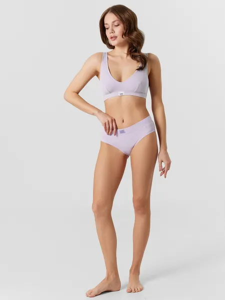 Изображение товара Комплект женских трусов Mark Formelle 412491-3 (р.106, светло-фиолетовый/декор)