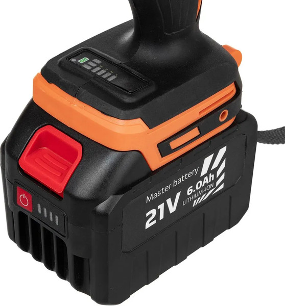 Изображение товара Аккумуляторная дрель-шуруповерт Helios 21V 6A 120 Нм / HS-CJ-1001