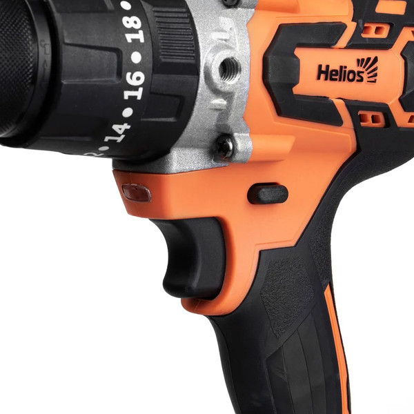 Изображение товара Аккумуляторная дрель-шуруповерт Helios 21V 6A 120 Нм / HS-CJ-1001