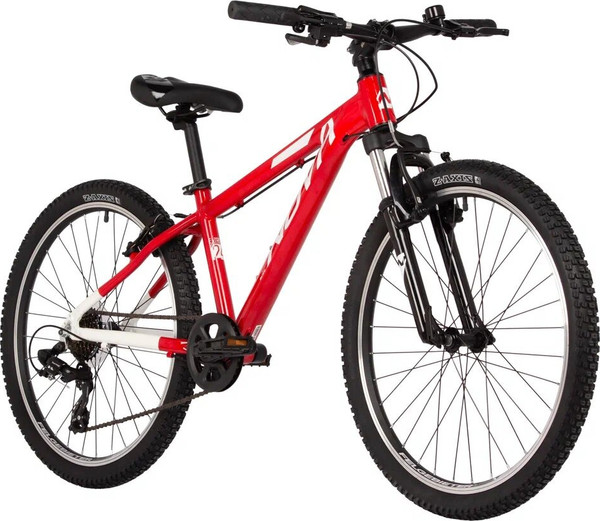 Изображение товара Велосипед Novatrack Extreme 24 / 24AHV.EXTREME.13RD5 (13, красный/белый, разобраный, в коробке)