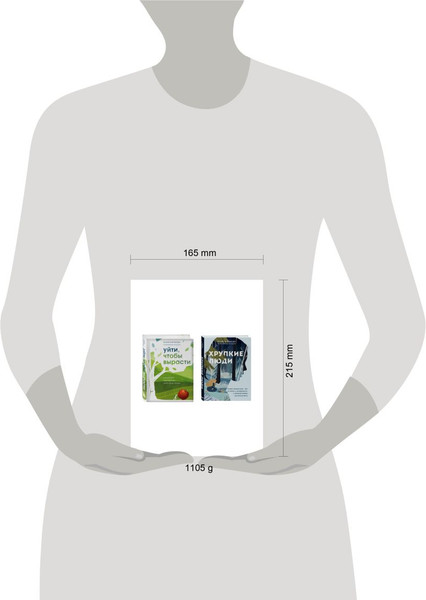 Изображение товара Набор книг Бомбора Хрупкие люди. Уйти, чтобы вырасти, твердая обложка (Пирумова Юлия)