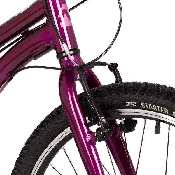 Изображение товара Велосипед Novatrack Novara 24 / 24AHV.NOVARA.10VL5 (10, фиолетовый)