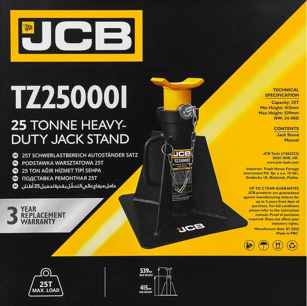 Изображение товара Подставка под автомобиль JCB JCB-TZ250001 (59574)