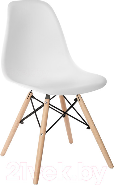 Изображение товара Набор стульев Mio Tesoro Бари SC-001 (4шт, белый/дерево)