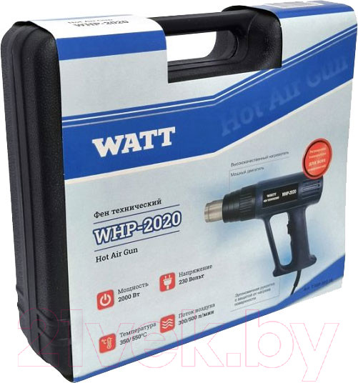 Изображение товара Строительный фен Watt WHP-2020 (7.020.002.10)
